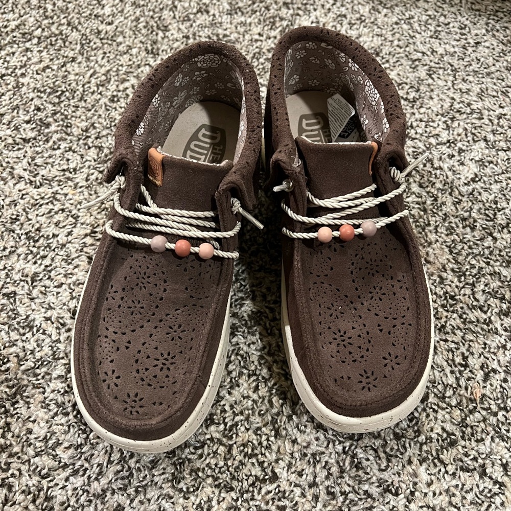 Hey Dude Wendy Peak Suede Foldover Boot